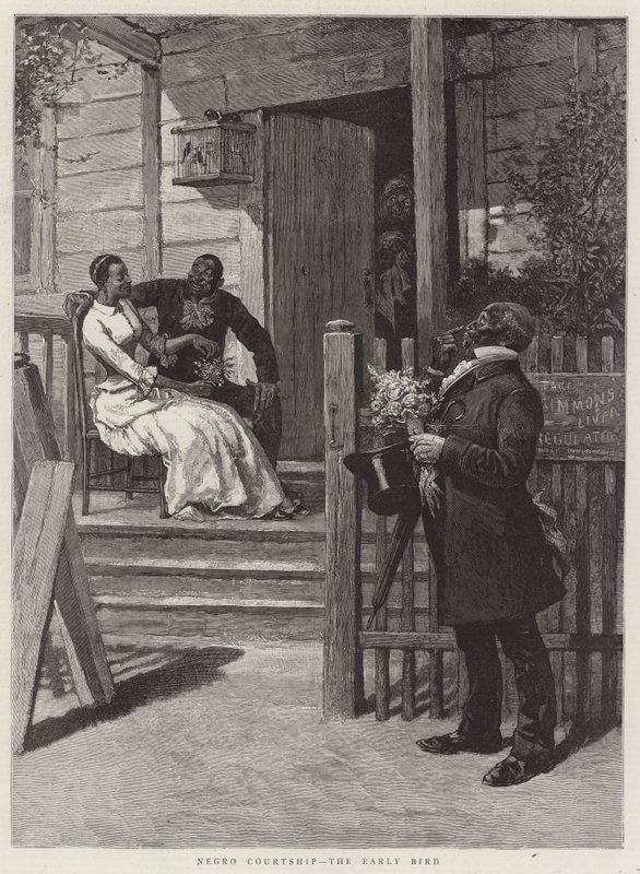 Black Courtship, the Early Bird (gravyr) av English School