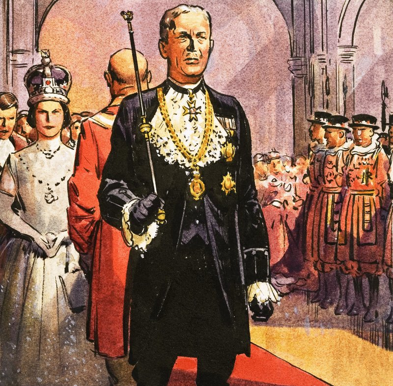 Black Rod och öppnandet av parlamentet av English School