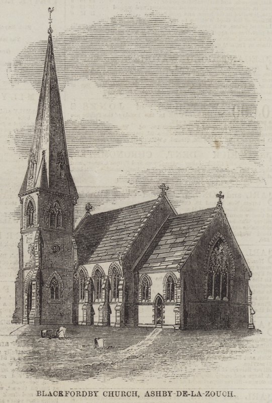 Blackfordby Church, Ashby-de-la-Zouch (gravyr) av English School