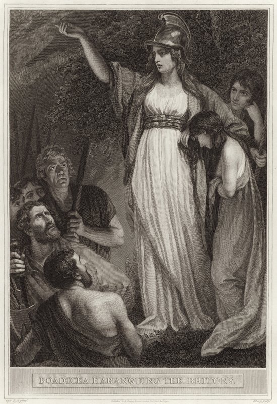 Boadicea förföljer britterna av English School
