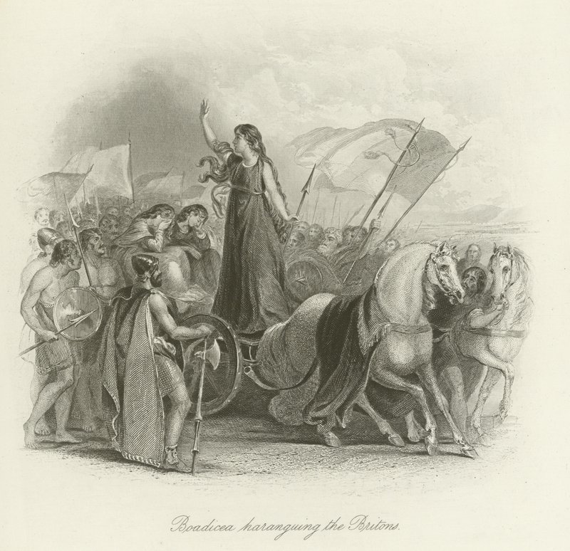 Boadicea förföljer britterna av English School