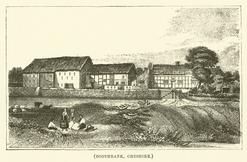 Boothbank, Cheshire (gravyr) av English School
