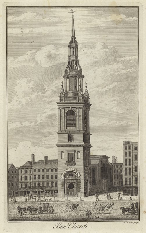 Bow Church, London av English School