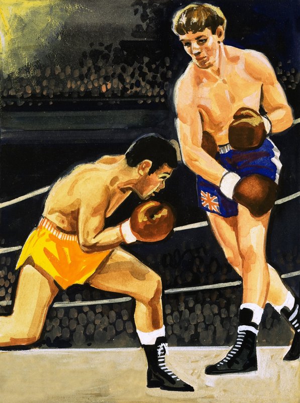 Boxning: Alan Rudkin mot Musahiko Harada 1965 av English School