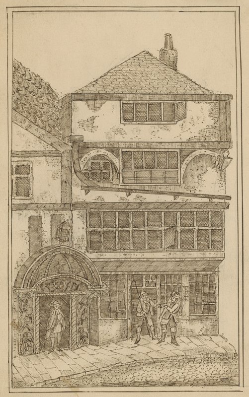 Bricklayers Hall, Leadenhall, nu judarnas synagoga, 1797 av English School