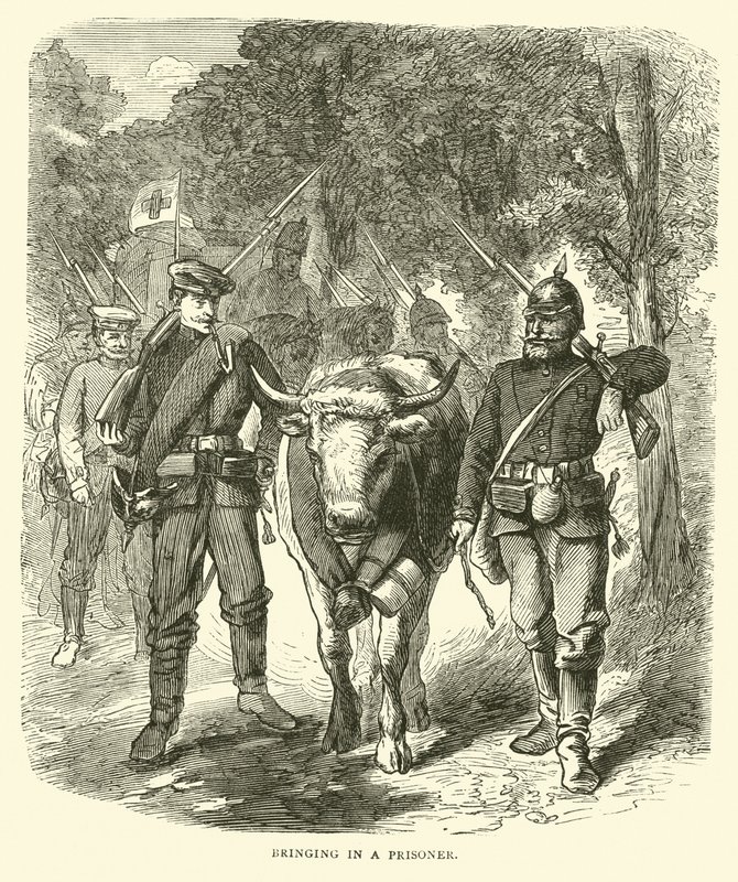 Införa en fånge, september 1870 av English School