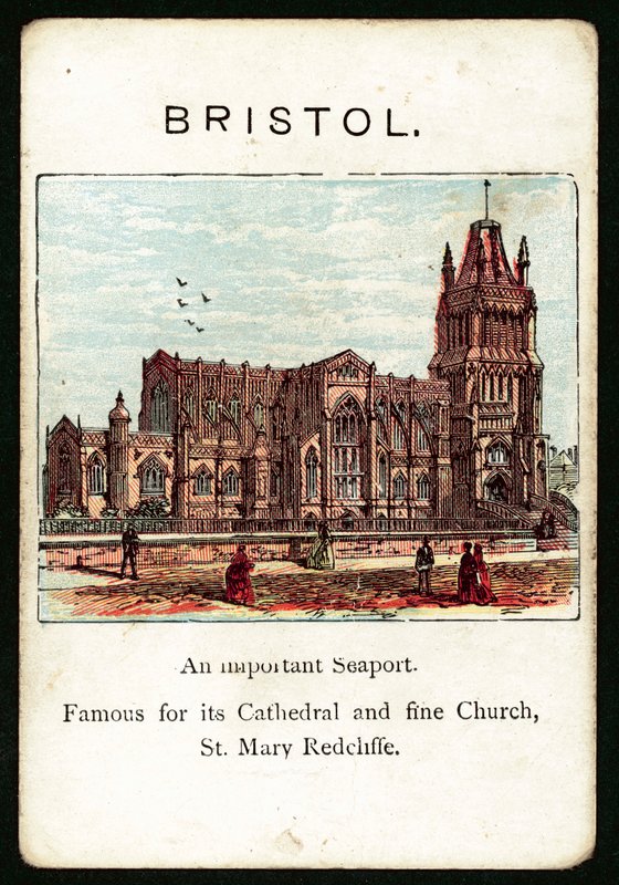 Bristol (färg litho) av English School