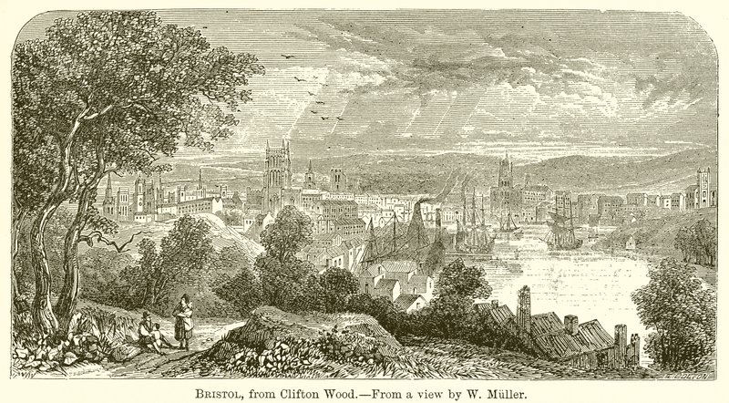 Bristol, från Clifton Wood av English School