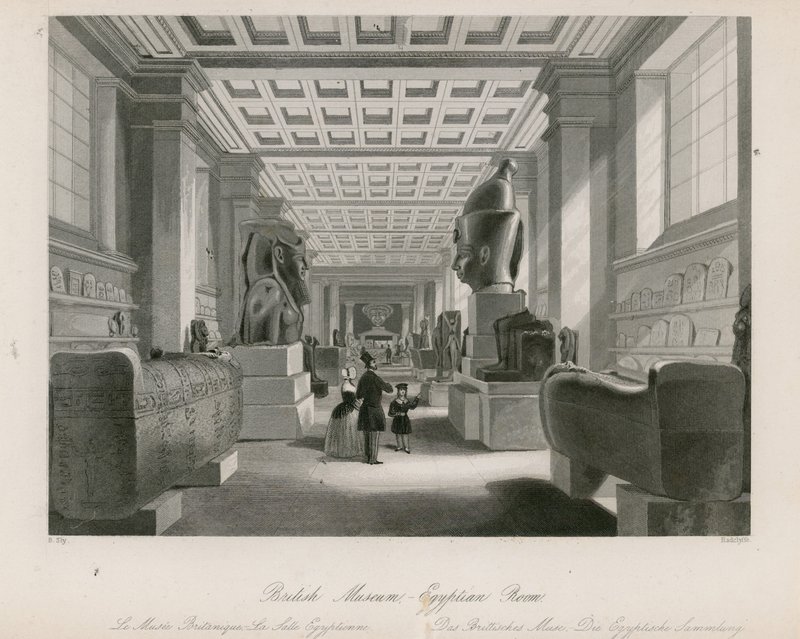 British Museum, egyptiska rummet av English School
