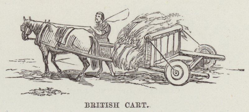 Brittisk vagn (gravyr) av English School