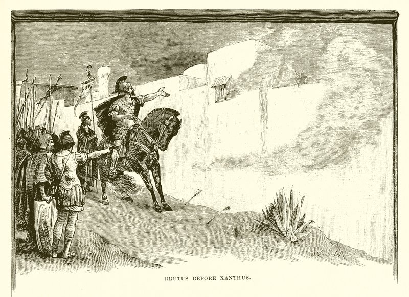 Brutus före Xanthus av English School