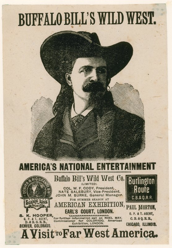 Buffalo Bills Wild West på Earls Court, London av English School