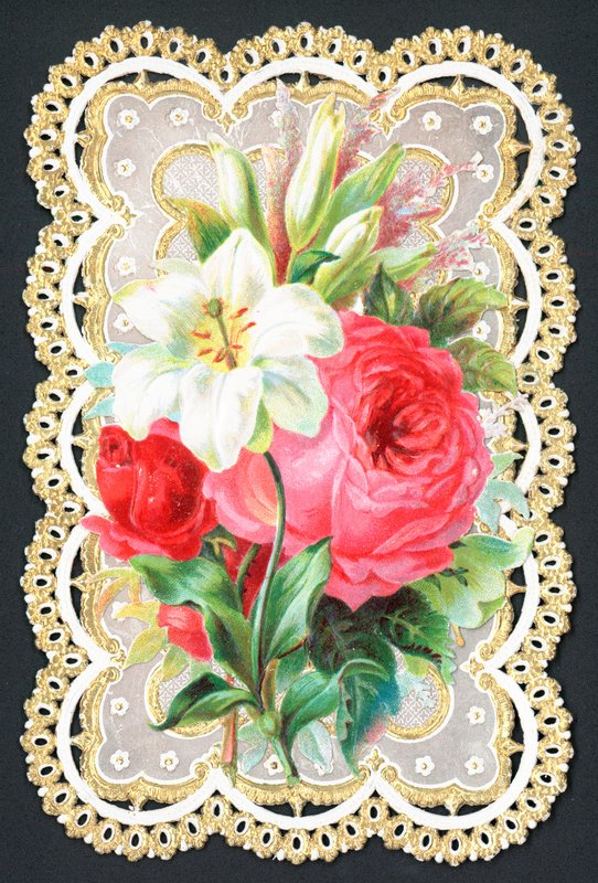 Blommor, kort av English School