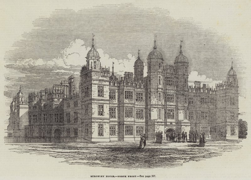 Burghley House, North Front (gravyr) av English School