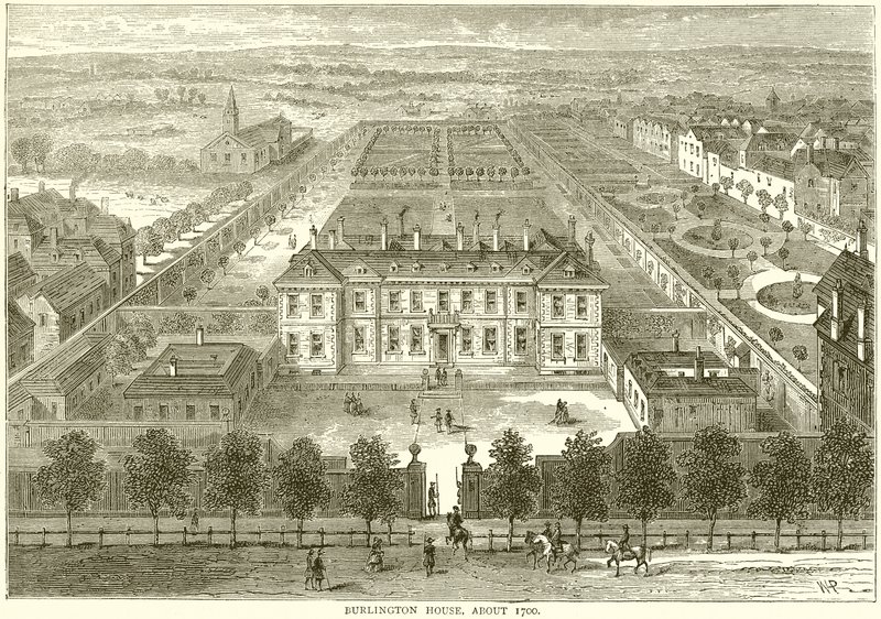 Burlington House, omkring 1700 av English School