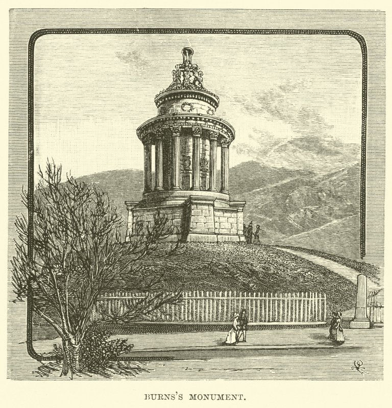 Burns Monument av English School