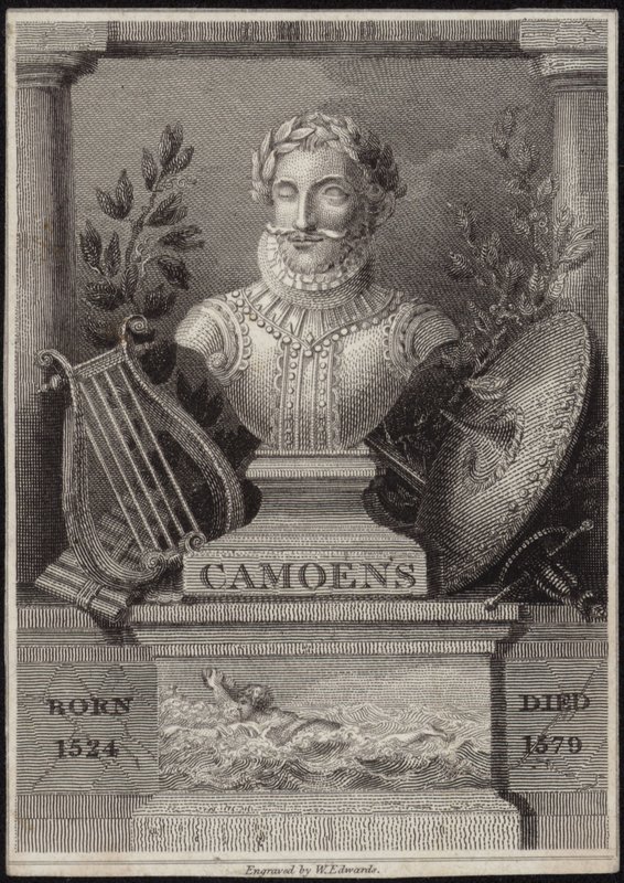 Byst av Luis de Camoens av English School