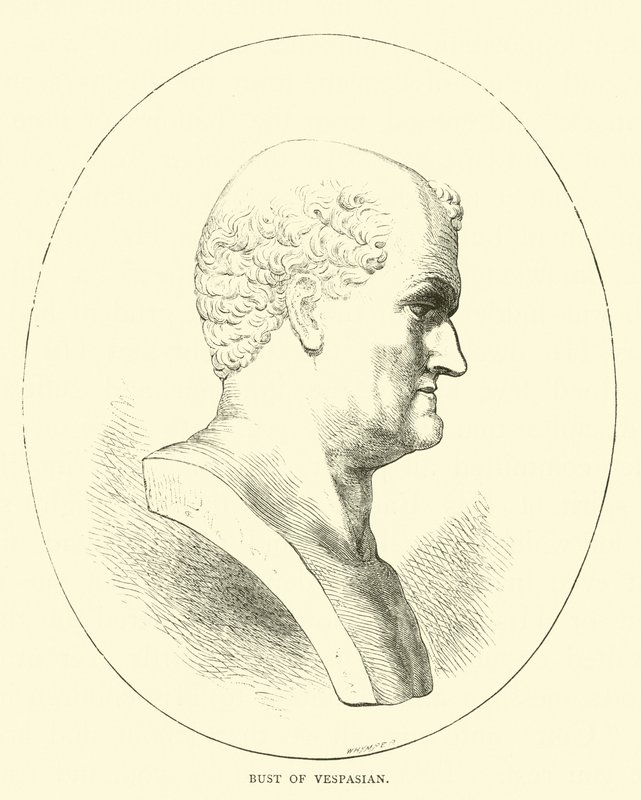 Byst av Vespasianus av English School