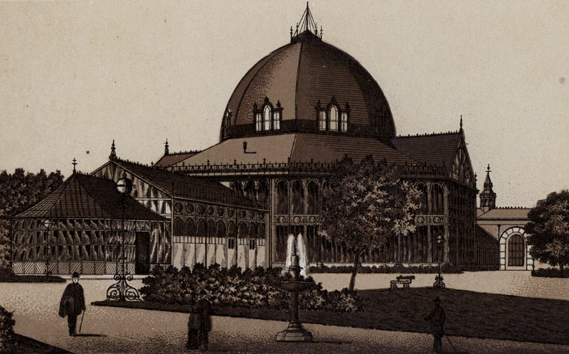 Buxton: The New Pavilion (litho) av English School