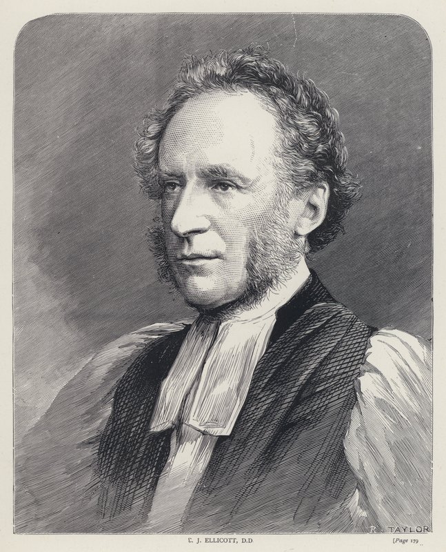 C J Ellicott, DD (gravyr) av English School