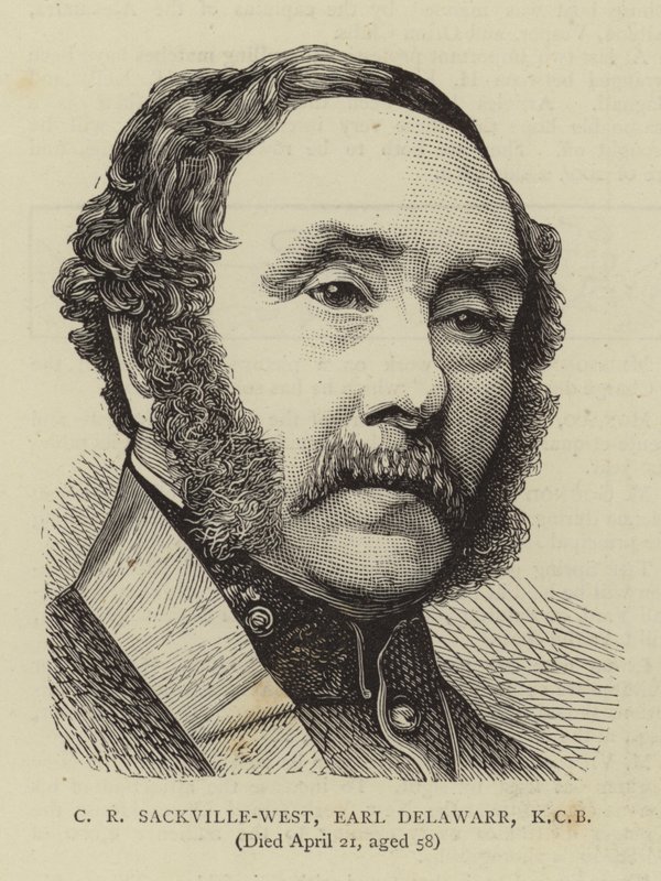 C R Sackville-West, Earl Delawarr, KCB (gravyr) av English School