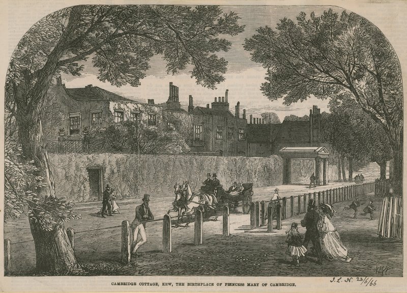 Cambridge Cottage, Kew, födelseplatsen för prinsessan Mary av Cambridge av English School