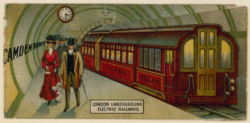 Camden Town tunnelbanestation av English School