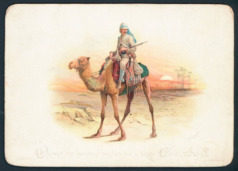Camel Corps julkort av English School