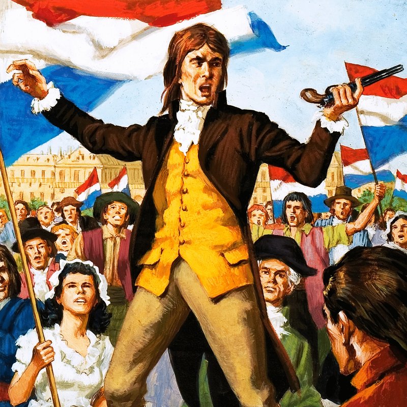 Camille Desmoulins kallar "To Arms" av English School