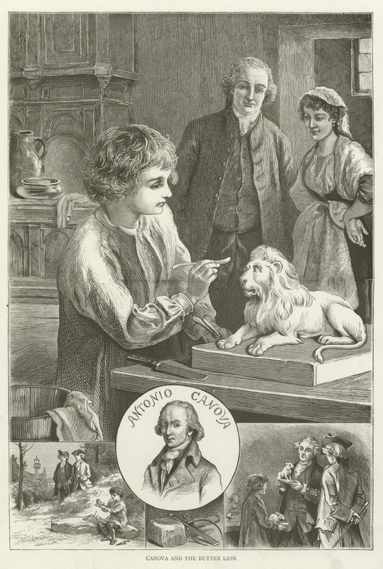 Canova och smörlejonet av English School
