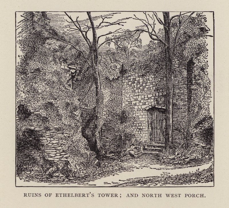 Canterbury: Ruinerna av Ethelbert