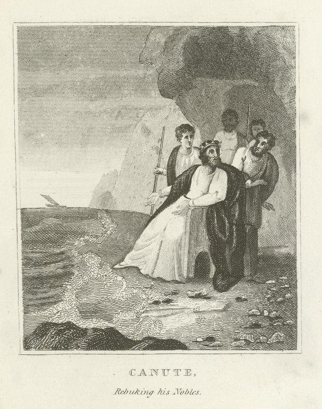 Knud, tillrättavisande sina adelsmän av English School