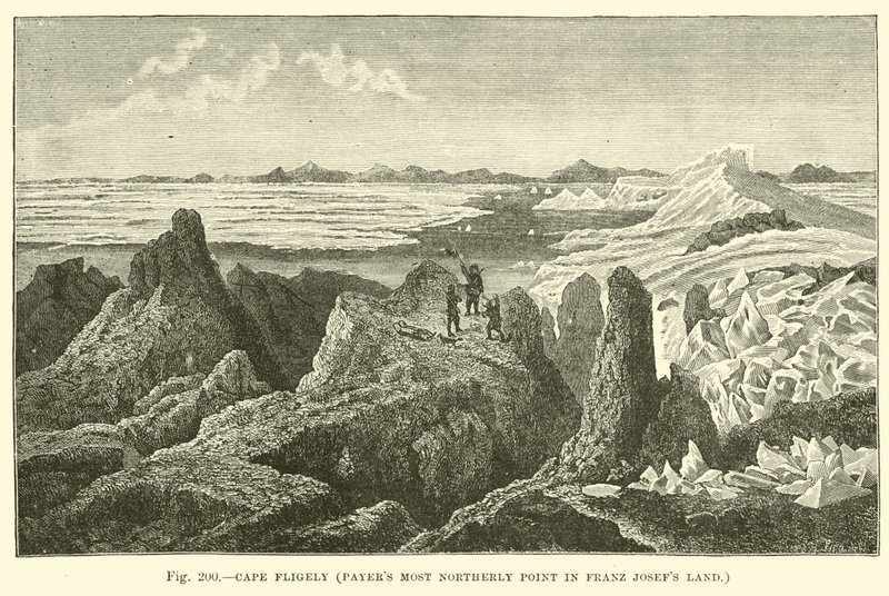 Cape Fligely, Payers nordligaste punkt i Franz Josefs land av English School