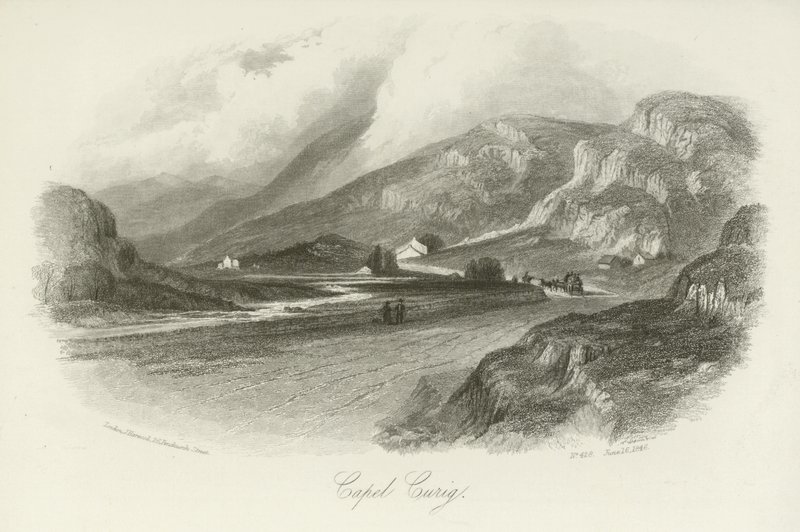 Capel Curig, norra Wales av English School