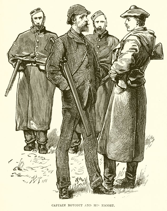 Kapten Bojkott och hans eskort av English School