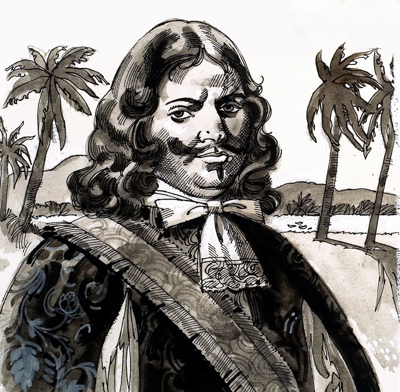 Kapten Henry Morgan på Jamaica av English School