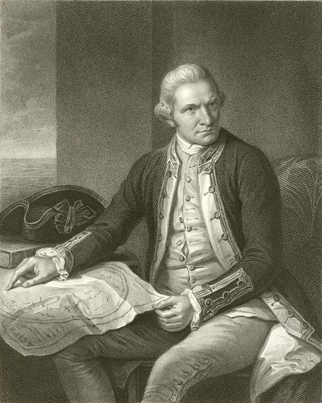 Kapten James Cook av English School