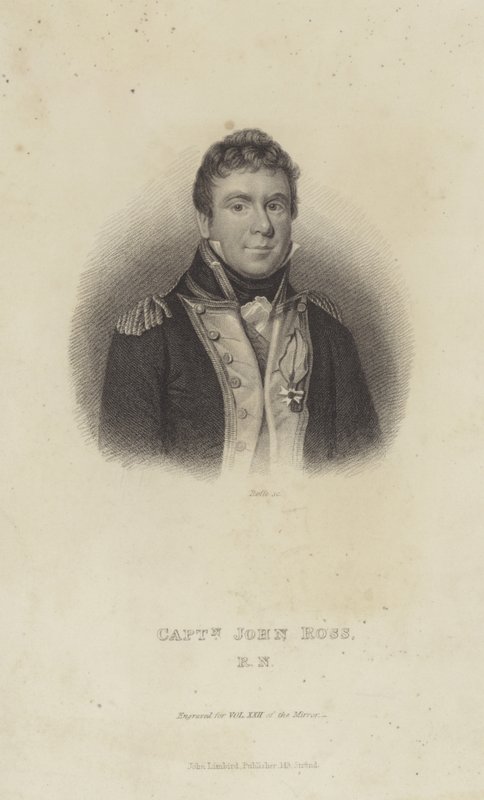 Kapten John Ross, brittisk sjöofficer och arktisk upptäcktsresande av English School