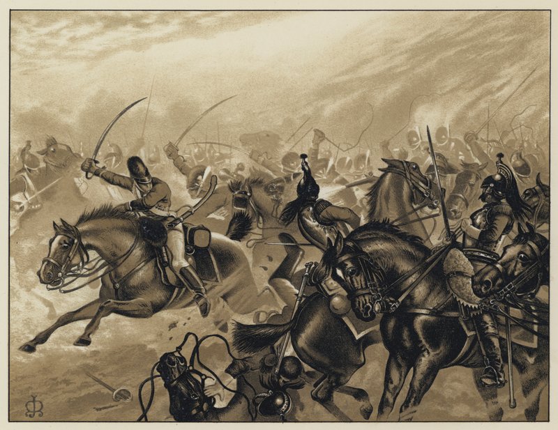 Kapten Norman Ramsay och hans batteri av hästartilleri vid Fuentes D