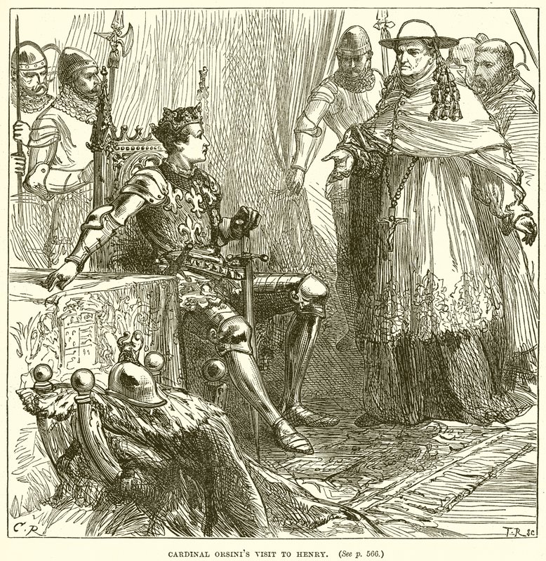 Kardinal Orsinis besöker Henry av English School