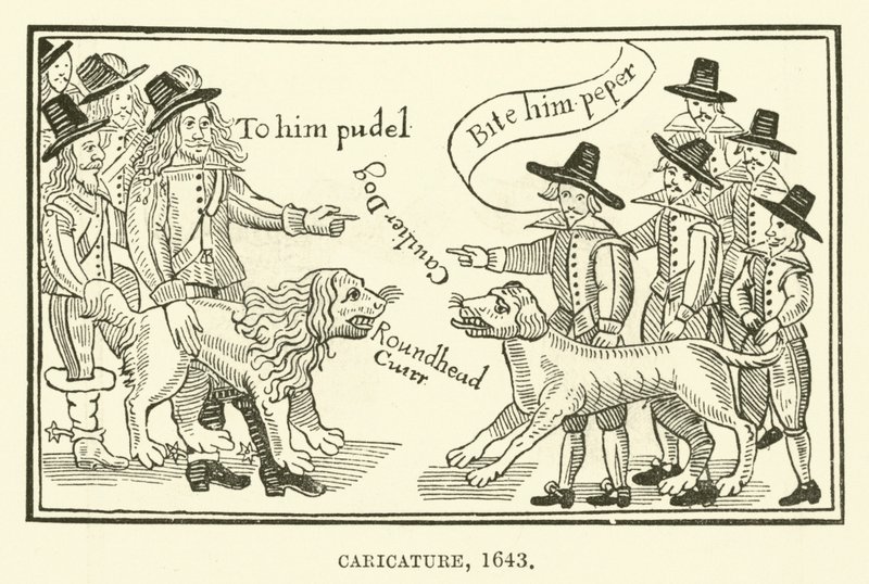 Karikatyr, 1643 av English School