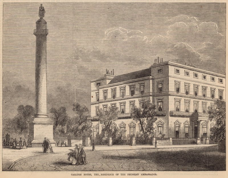 Carlton House, den preussiska ambassadörens residens av English School