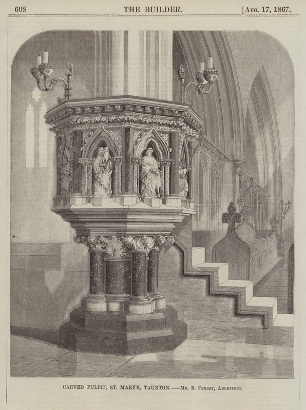 Carved Predikstol, St Mary