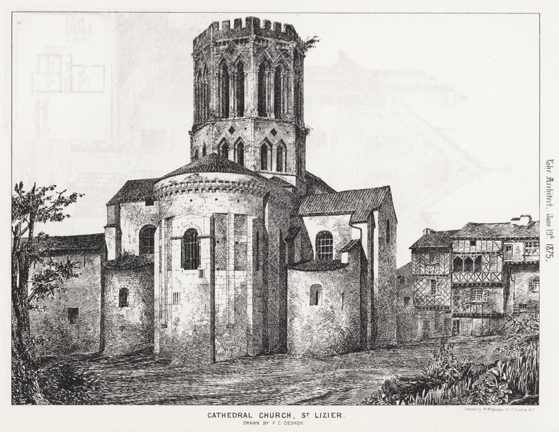 Cathedral Church, St Lizier (gravyr) av English School