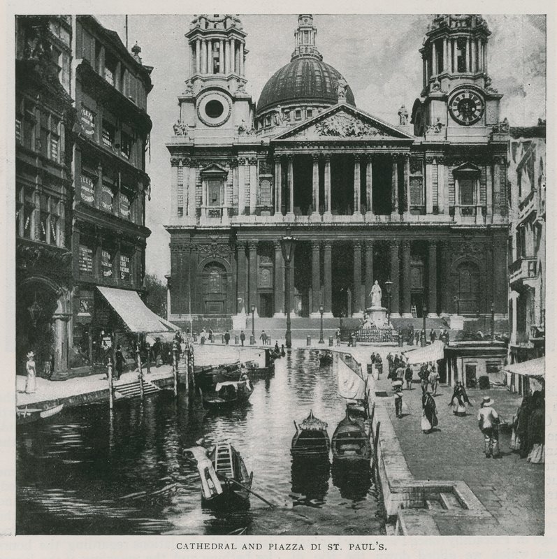 katedralen och St Pauls Square av English School