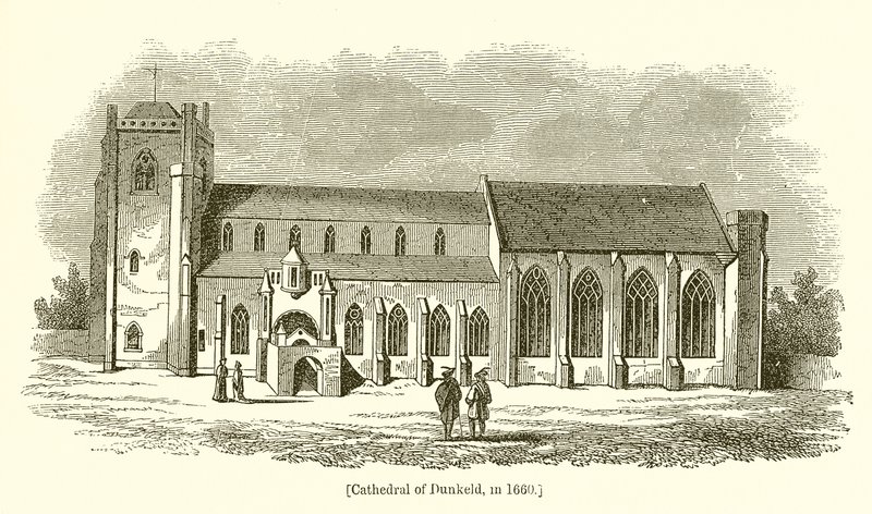 Katedralen i Dunkeld, 1660 av English School