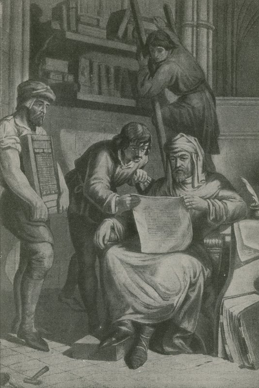 Caxton undersöker sitt första bevis av English School