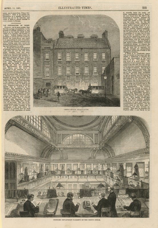 Census Office i Craigs Court av English School