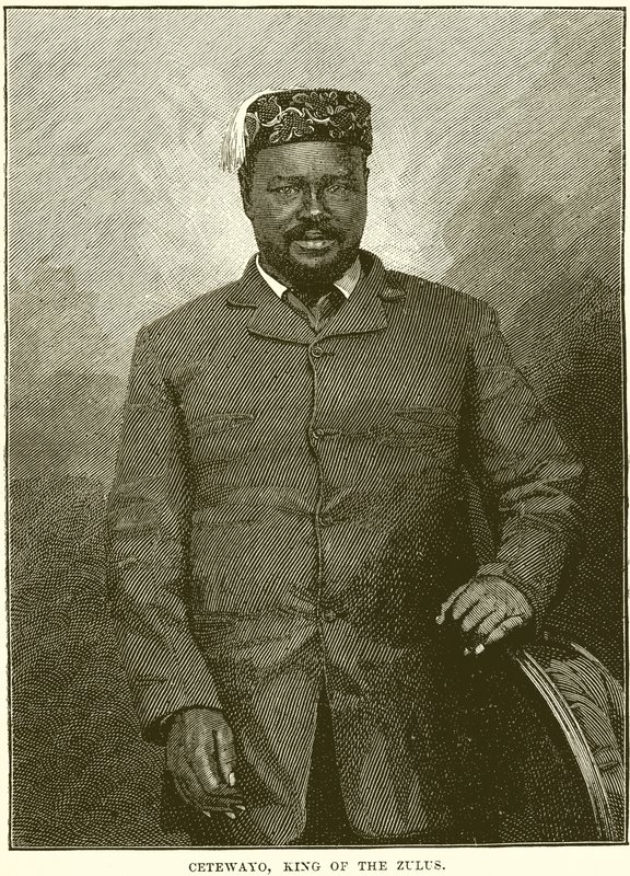 Cetewayo, zuluernas kung av English School
