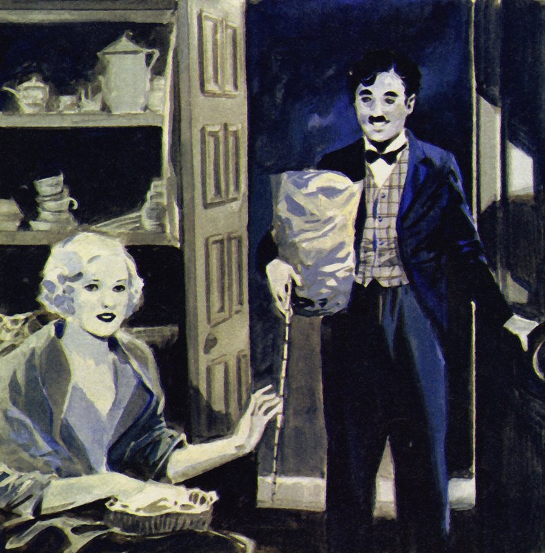 Chaplins finaste ögonblick inkluderade filmerna The Gold Rush och City Lights av English School
